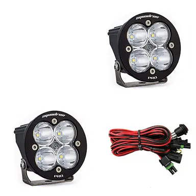 Baja Designs Squadron-R Pro Black Led Auxiliary Light Pod Pair 1