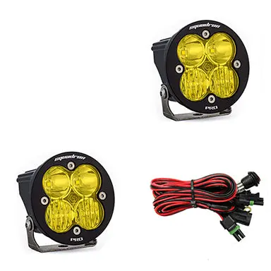 Baja Designs Squadron-R Pro Black Led Auxiliary Light Pod Pair 1
