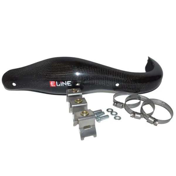 E-Line - Honda Crf450 Fmf Megabomb Carbon Fiber Pipe Guard (R) '04-'08, (X) '05-'14 | Hmb450 1