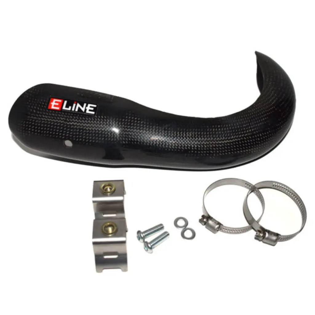 E-Line - Honda Crf250 Fmf Powerbomb Carbon Fiber Pipe Guard (R) '04-'08 (X) '06-'13 | Hpb250f 1