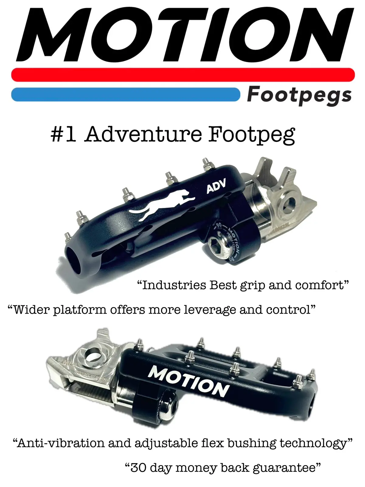 Motion Factory Racing Footpegs For E-Bikes/Honda/Kawi | Sur 5