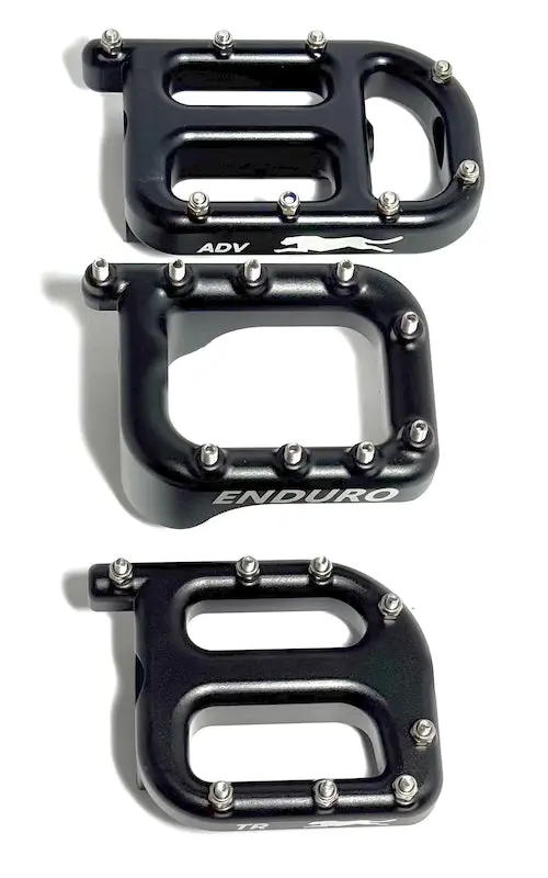 Motion Factory Racing Footpegs For Adv Honda/Kawasaki Cr/Xr/Africa Twin & Klx/Klr | Klx 10