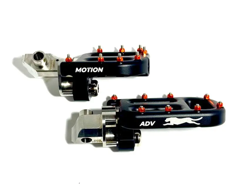 Motion Factory Racing Footpegs For Adv Honda/Kawasaki Cr/Xr/Africa Twin & Klx/Klr | Klx 14