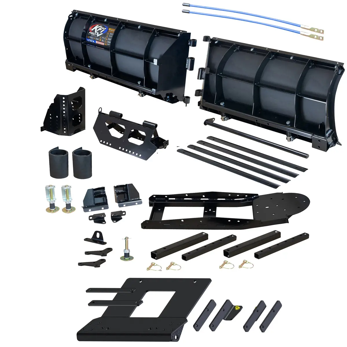 Kfi 80" Pro-V Snowplow Kit Fits Yamaha Rmax2 & Rmax4 1