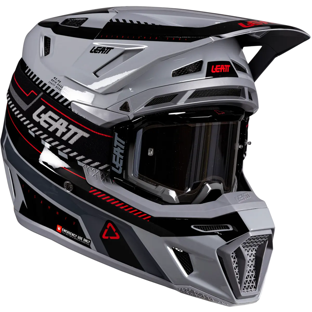 Leatt 8.5 Composite Moto Helmet Kit W/ 5.5 Goggles V26 1