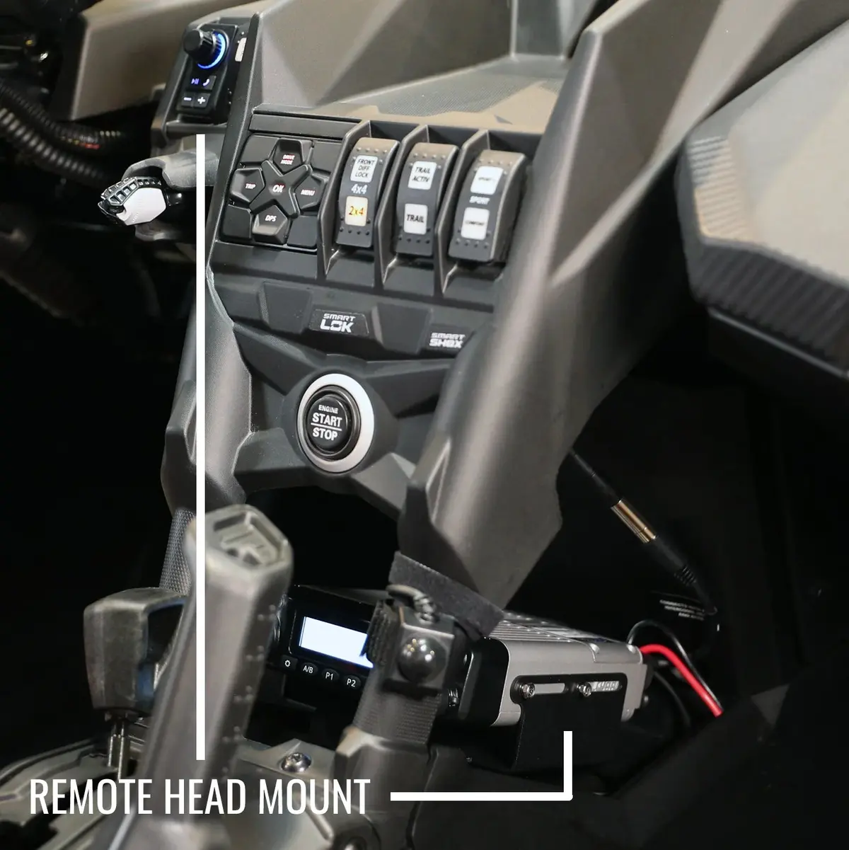 Rugged Radios Complete Communication Kit W/ Bluetooth Intercom & 2-Way Radio For Can-Am Maverick X3 & Max 3
