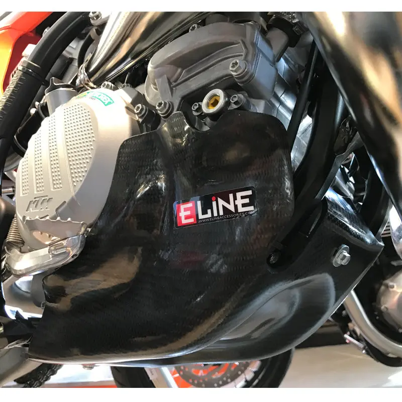 E-Line - Ktm/Husqvarna 250/300 Carbon Fiber Skid Plate ('19-'22) | Msp25017c 2