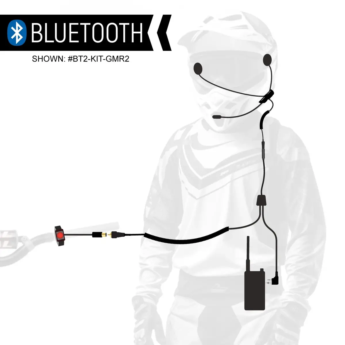 Rugged Radios Connect Bt2 Bluetooth Moto Kit W/ Radio 1