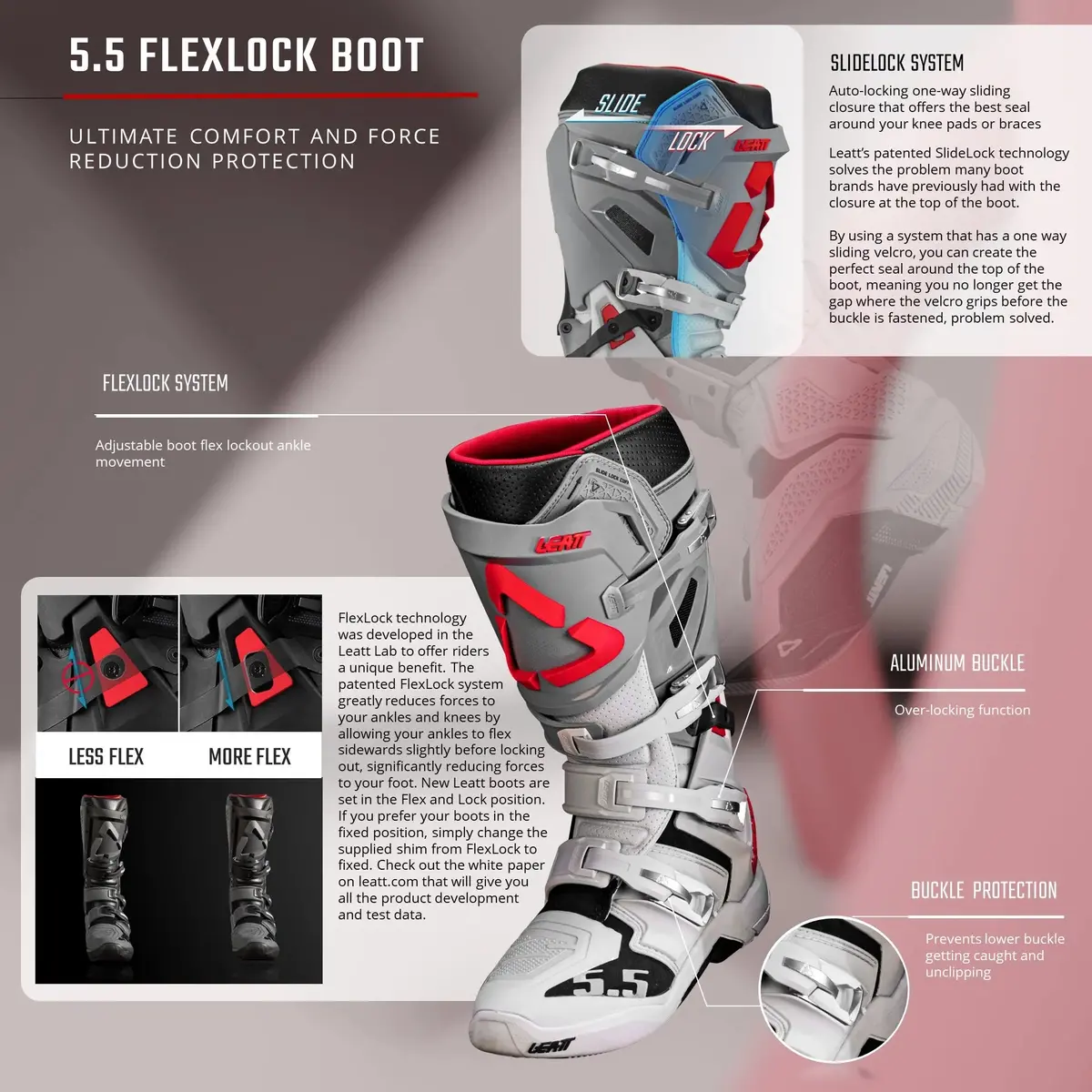 Leatt 5.5 Flexlock Enduro Boots V26 7