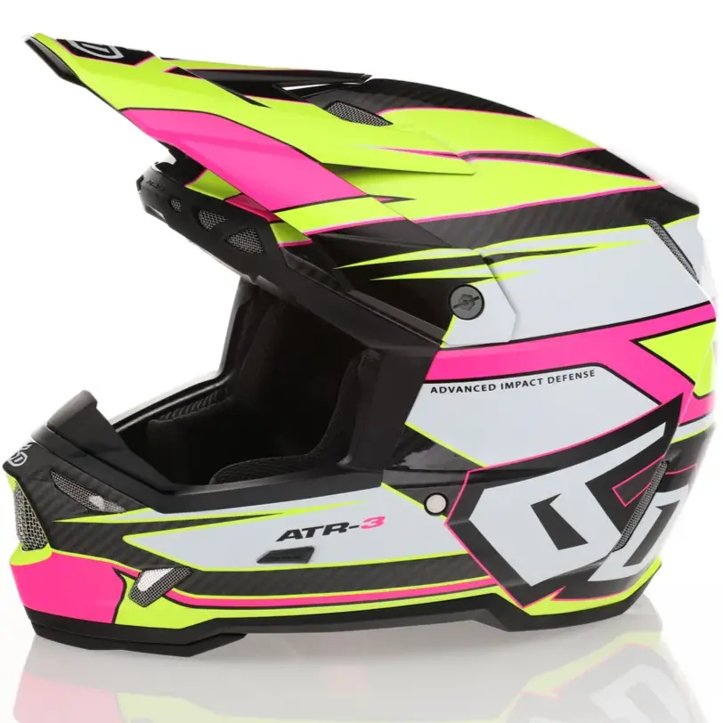 6D Atr-3 Hyper Carbon Composite Moto Helmet 5