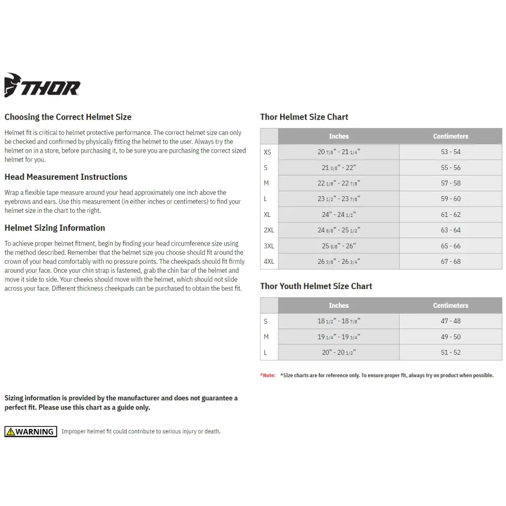 Thor Reflex Sport Composite Shell Helmets 23