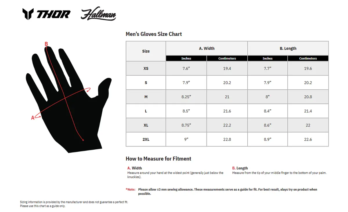 Thor 2026 Sportmode Palm Gloves 2