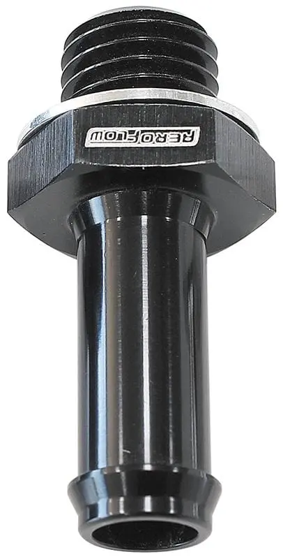 Barb Efi Fuel Pump Adapter – M10×1.0 To 5/16" Fitting (Af745-01Blk) 1