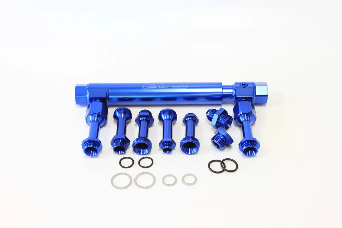 Adjustable Billet Aluminum Fuel Log – Dual -8An Inlets, Af64-2037 1