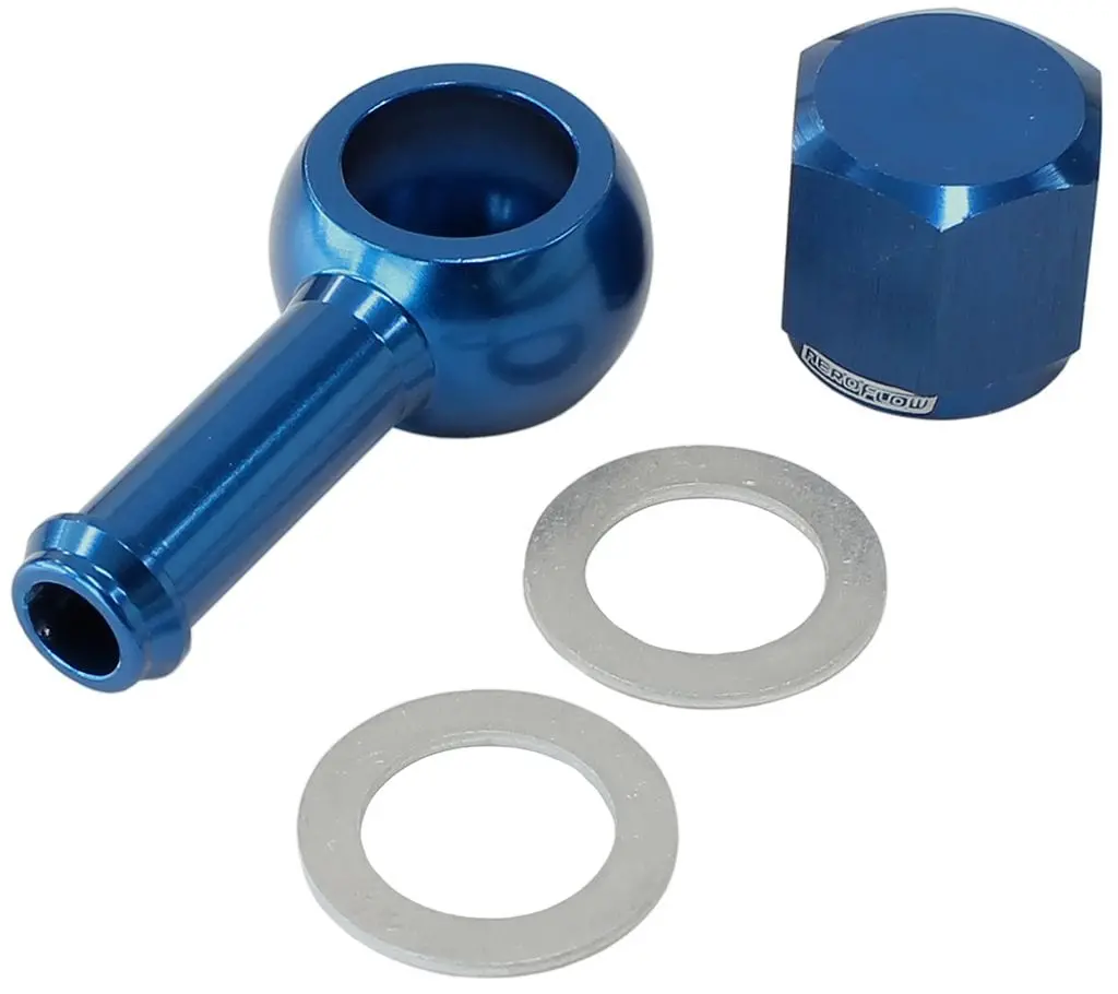 90° Blue Banjo Fuel Pump Adapter Kit – Af49-1020 1