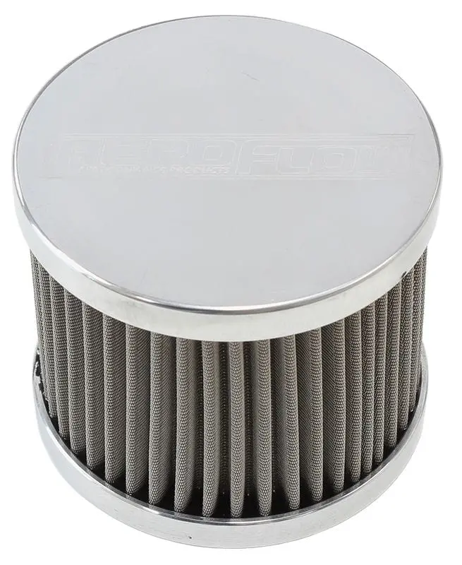 Stainless Steel Billet Breather Cap With -8An Female Thread (Af77-2002) 1