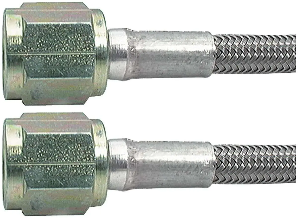 Allstar All46310-24 Braided Stainless Steel Brake And Fuel Lines 1