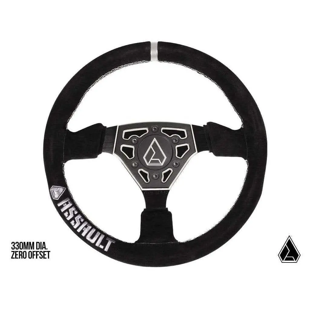 Assault Industries Universal Navigator Suede Utv Steering Wheel 1