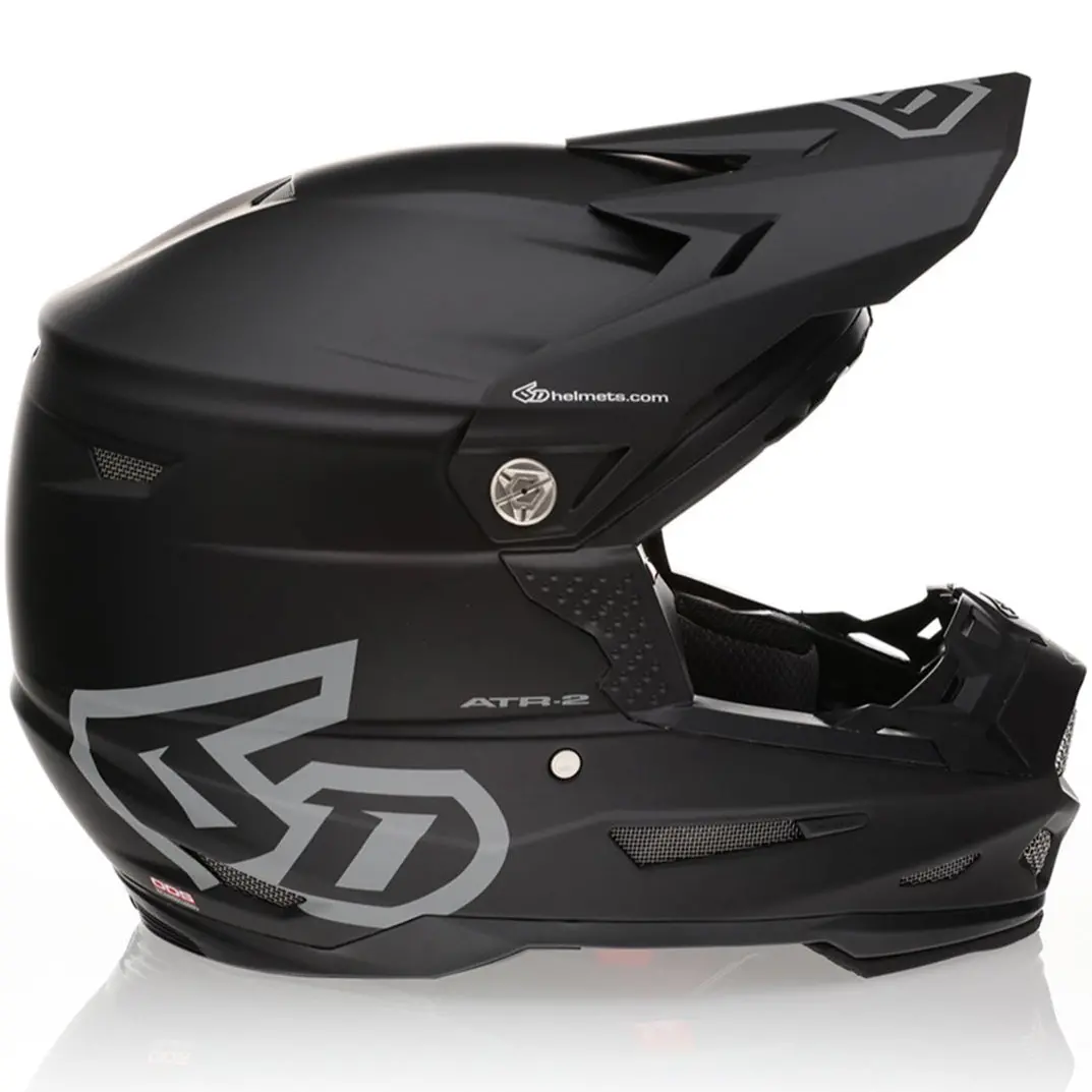 6D Atr-2Y Solid Tri-Composite Youth Moto Helmet 1