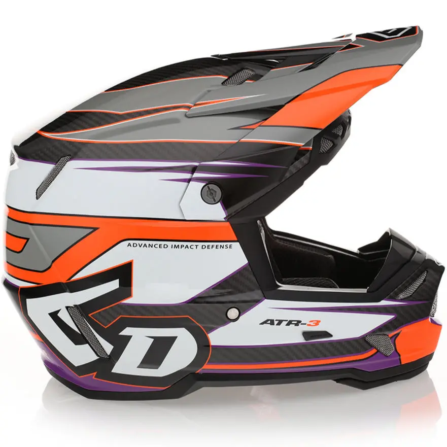6D ATR-3 Hyper Carbon Composite Motorcycle Helmet - Image 3