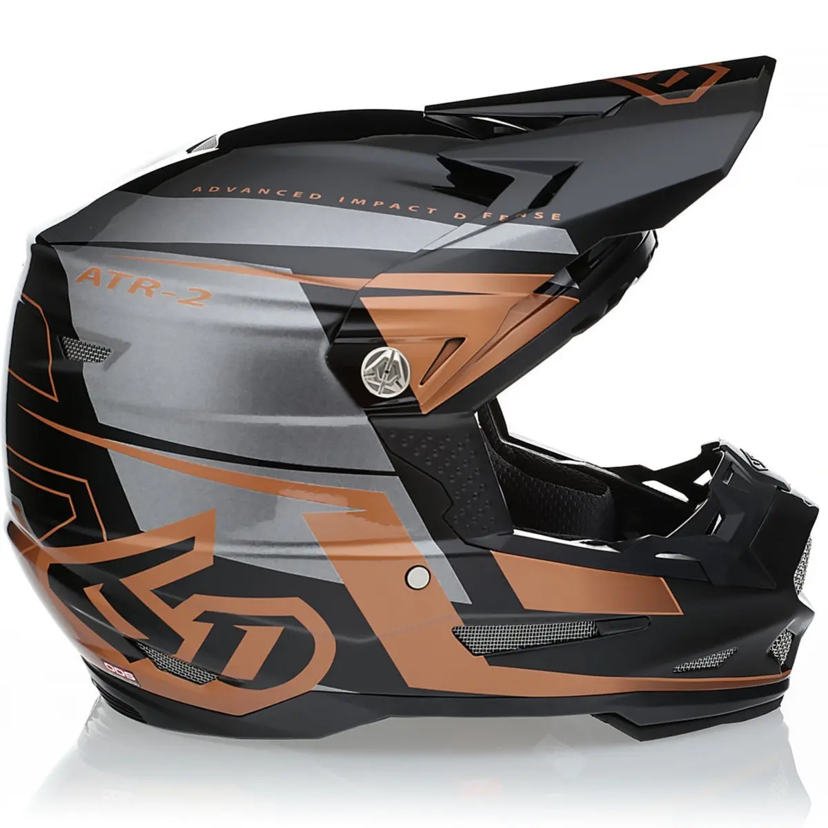 6D Atr-2 Mach Tri-Composite Moto Helmet 1