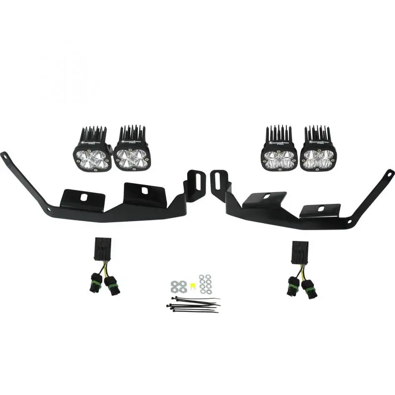 Baja Designs Squadron Unlimited Headlight Kit 2014-22 Polaris Rzr 1