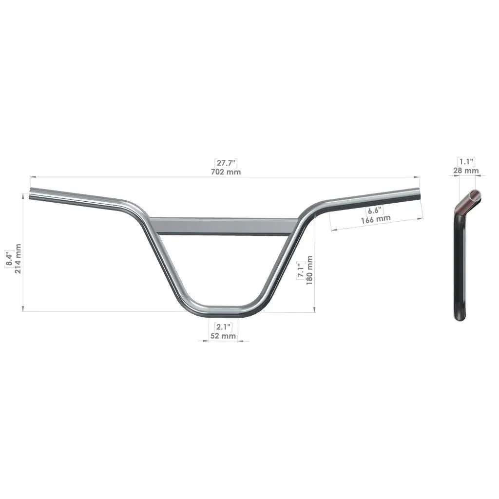 Bbr 8" Rise Handlebar Crf/Xr50 | 510-Hxr-5107 2