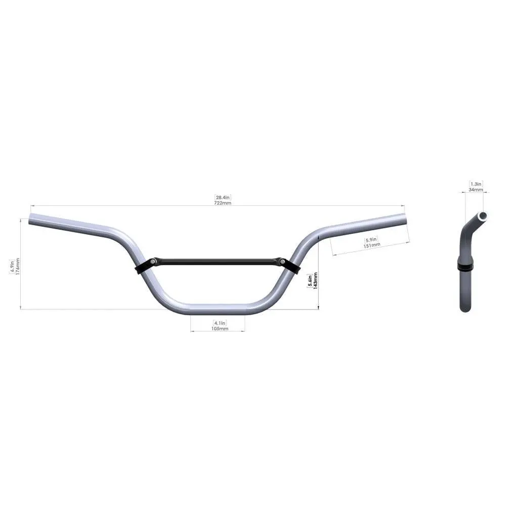Bbr Aluminum Handlebar | 520-Bbr-1031 2