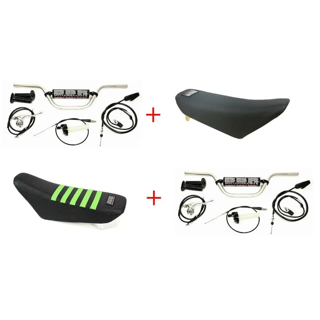 Bbr Handlebar Riser/Tall Seat Combo Kawasaki Klx110 2003+ 1