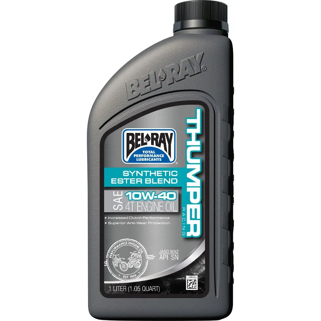 Bel-Ray Thumper Racing Synthetic Ester Blend 4T Engine Oil 1