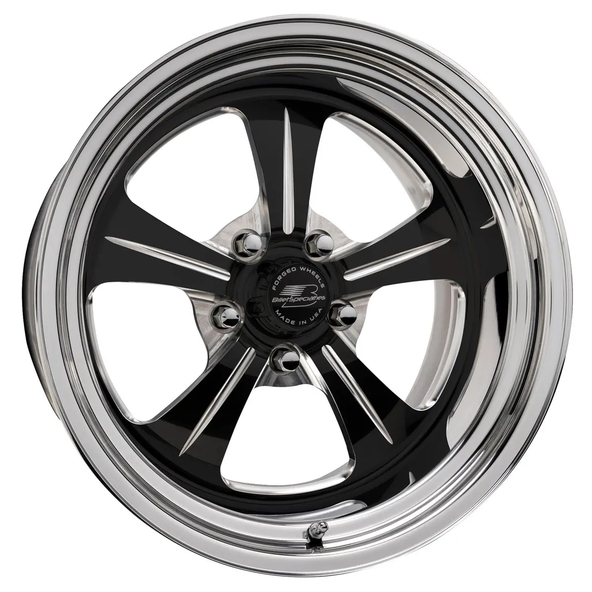 Billet Specialties Amc73 Fineline Wheel - Black Satin Finish, 17X7, 5X4.5 - Amcb73760 1