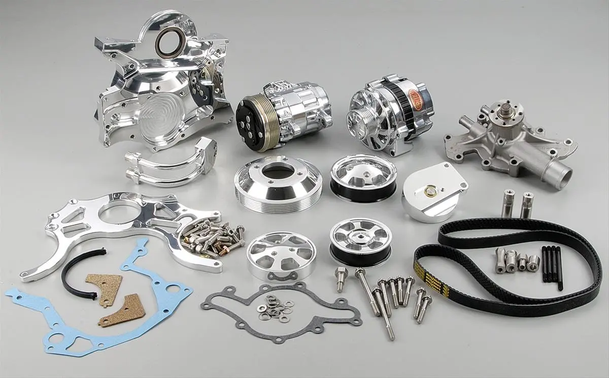 Billet Specialties Tru Trac Serpentine Drive Kit – Non-A/C Configuration, 14705Pa 1