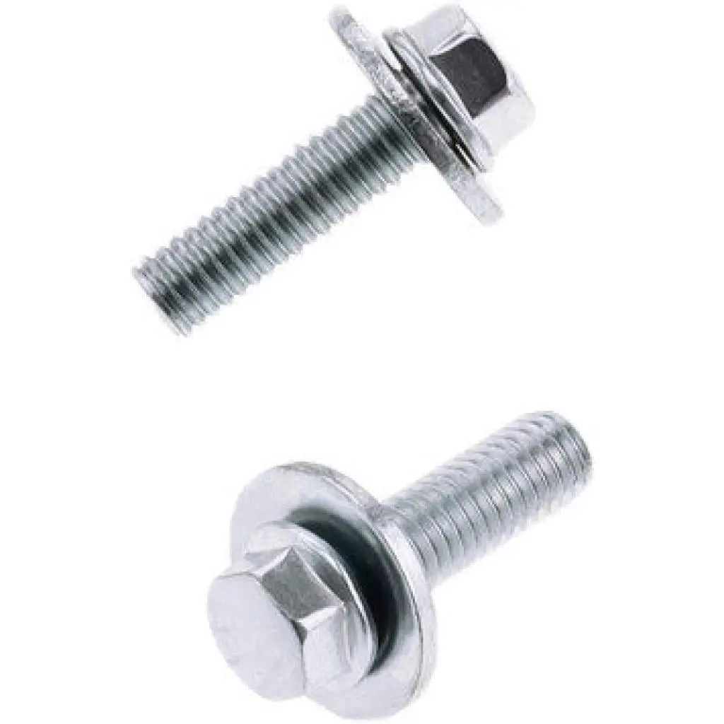 Bolt 8Mm Hex Head Flange Bolt 6X1.0X20mm W/20Mm Washer 10/Pk | 024-11620 1