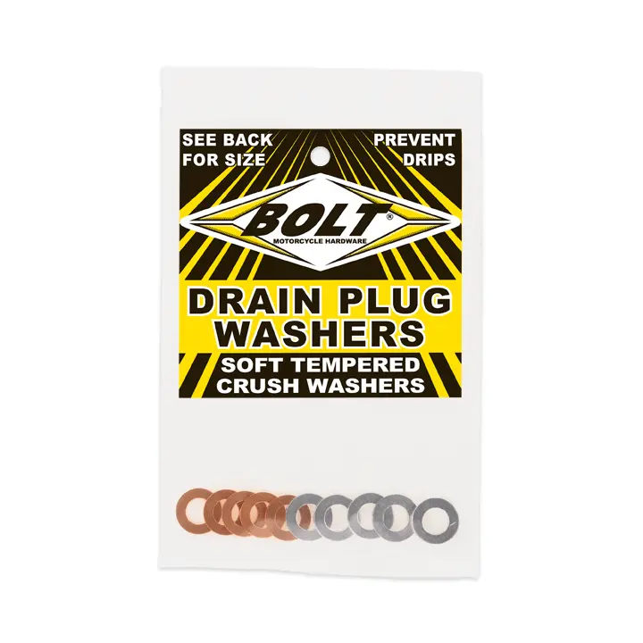 Bolt Crush Washers 8X5mm 10/Pk 5 Aluminum & 5 Copper | Dpwm8.15-10 1