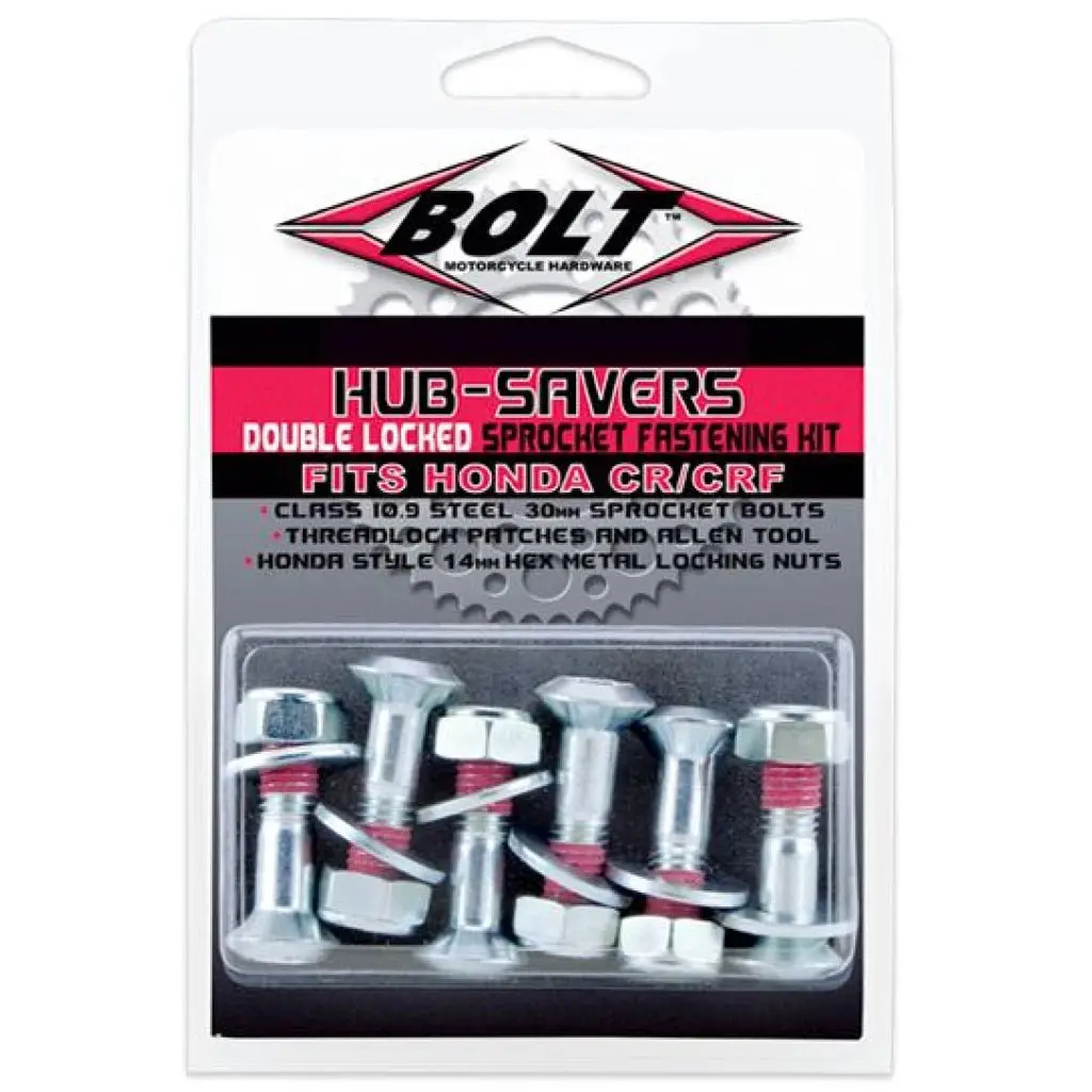 Bolt Honda Cr/Crf Sprocket Fastener Double Locked Sprocket Bolt Kit 1