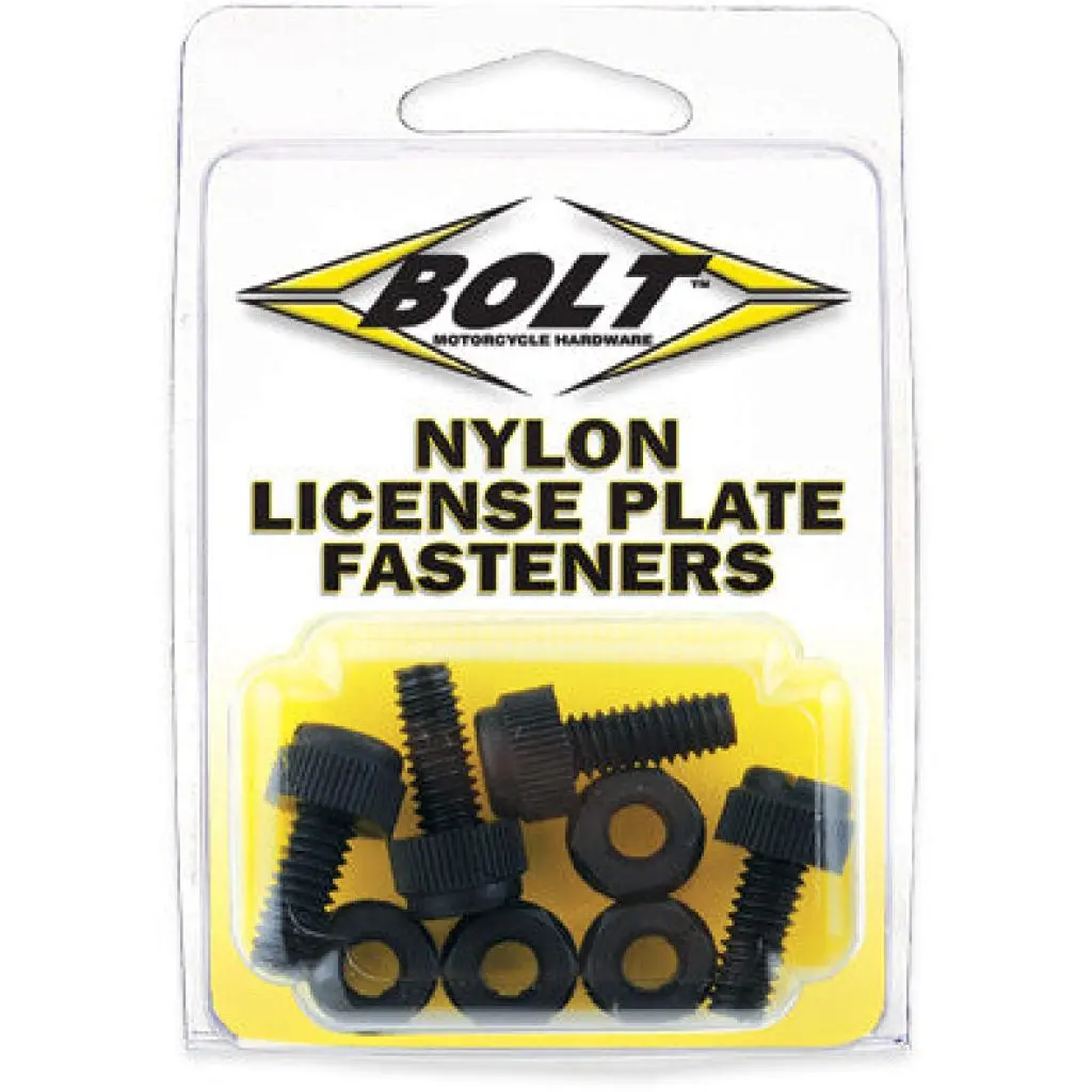 Bolt License Plate Bolts/Nuts 4/Pk | Lpfnylon 1