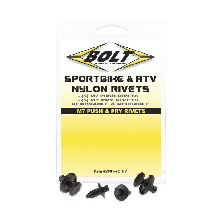 Bolt M7 Push & Pry Rivet Kit 5 Each 10/Pk | 2005-7Sriv 1