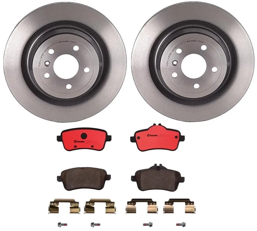 Brembo Kt00365 Front Disc Brake Pad And Rotor Replacement Kit 1