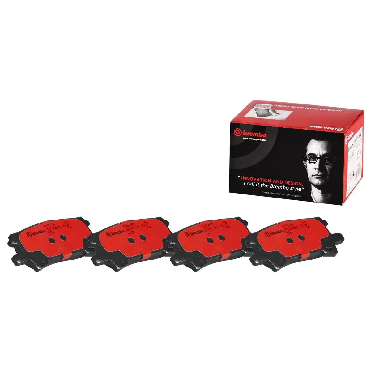 Brembo Nao Ceramic Brake Pads – Low-Dust, Quiet, High-Performance Friction (P83068N) 1