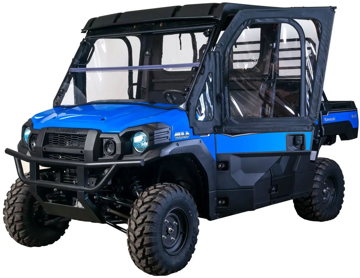 Seizmik Framed 1/2 Upper Door Kit Kawasaki Mule Pro Fx/Fxt | 52-06020Kit 1
