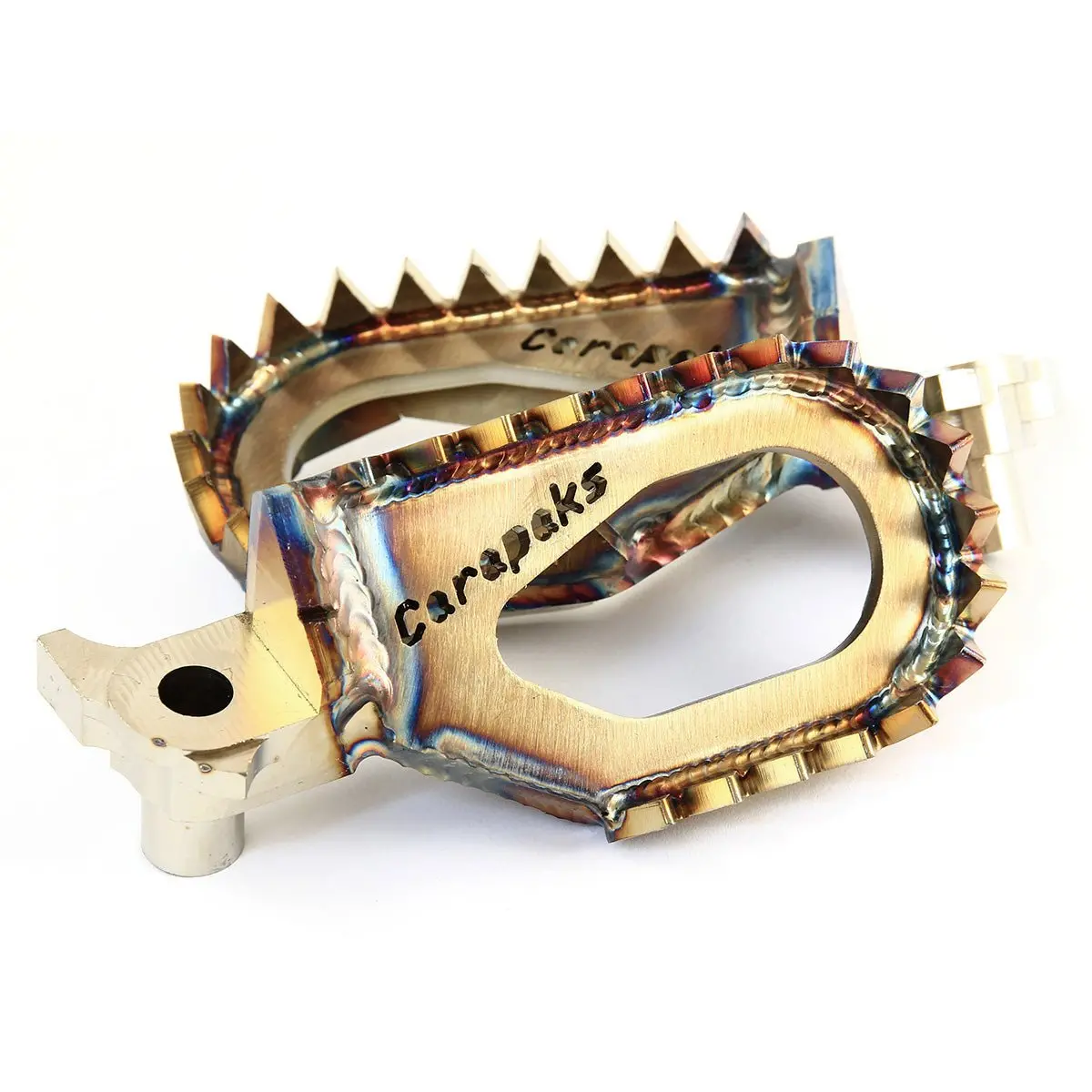 Carapaks Stainless Steel Footpegs Yamaha 1999-Up 1