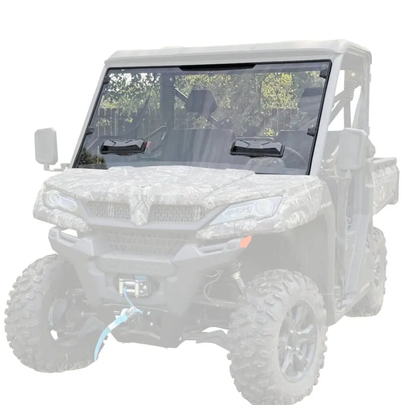 Seizmik Toolless Versa-Vent Scratch Resistant Hard Coated Windshield Kit Cfmoto Uforce 1000 | 50-55318Kit 1