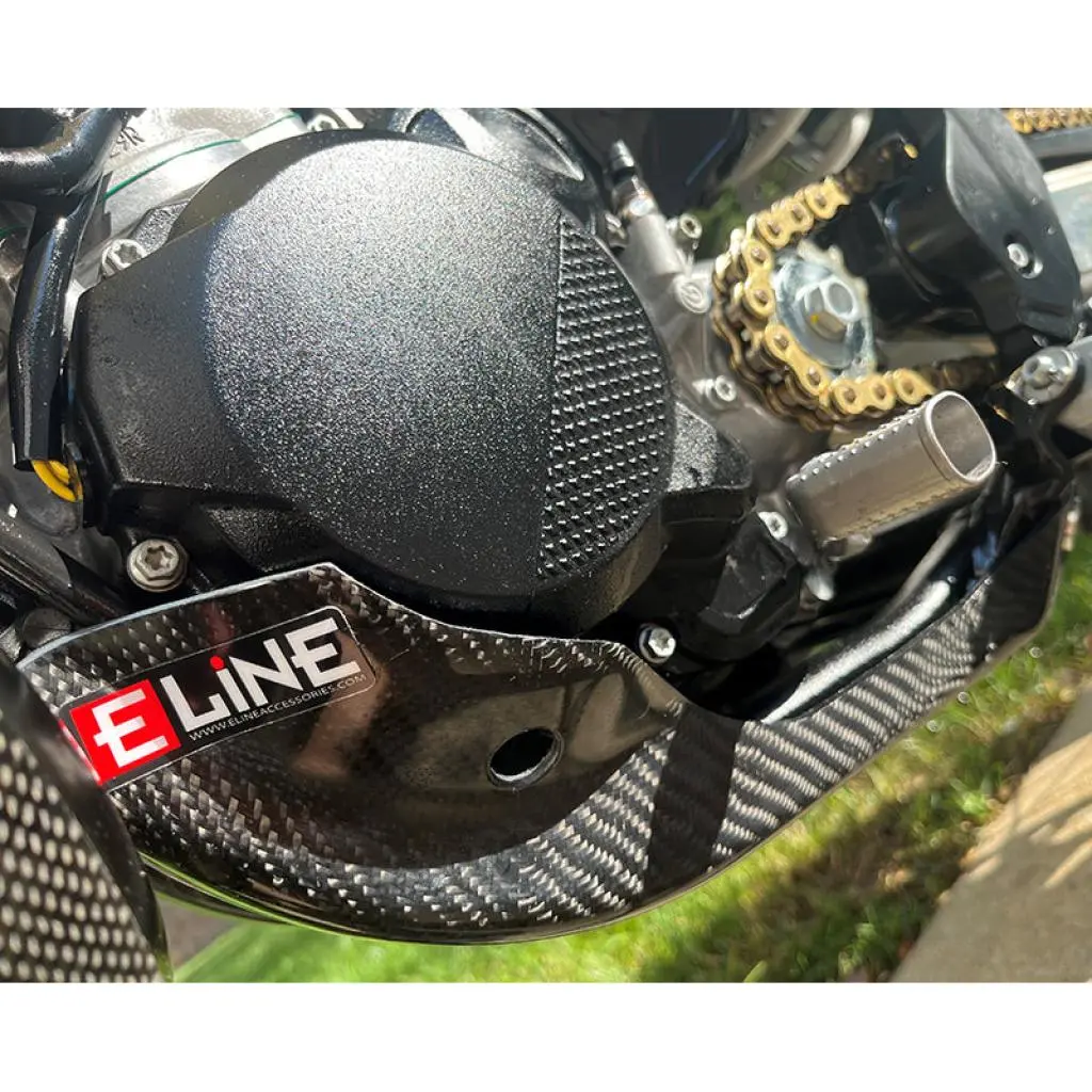 E-Line Carbon Fiber Skid Plate 2023-Up Ktm/Hus/Gas 250/300 | Msp30023 1