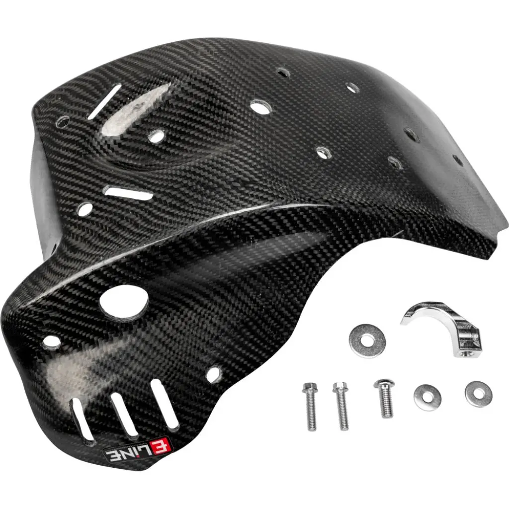E-Line - Ktm/Husqvarna 250/350 Xcf-W/Fe Carbon Fiber Skid Plate ('20-'22) | Msp2316w 1