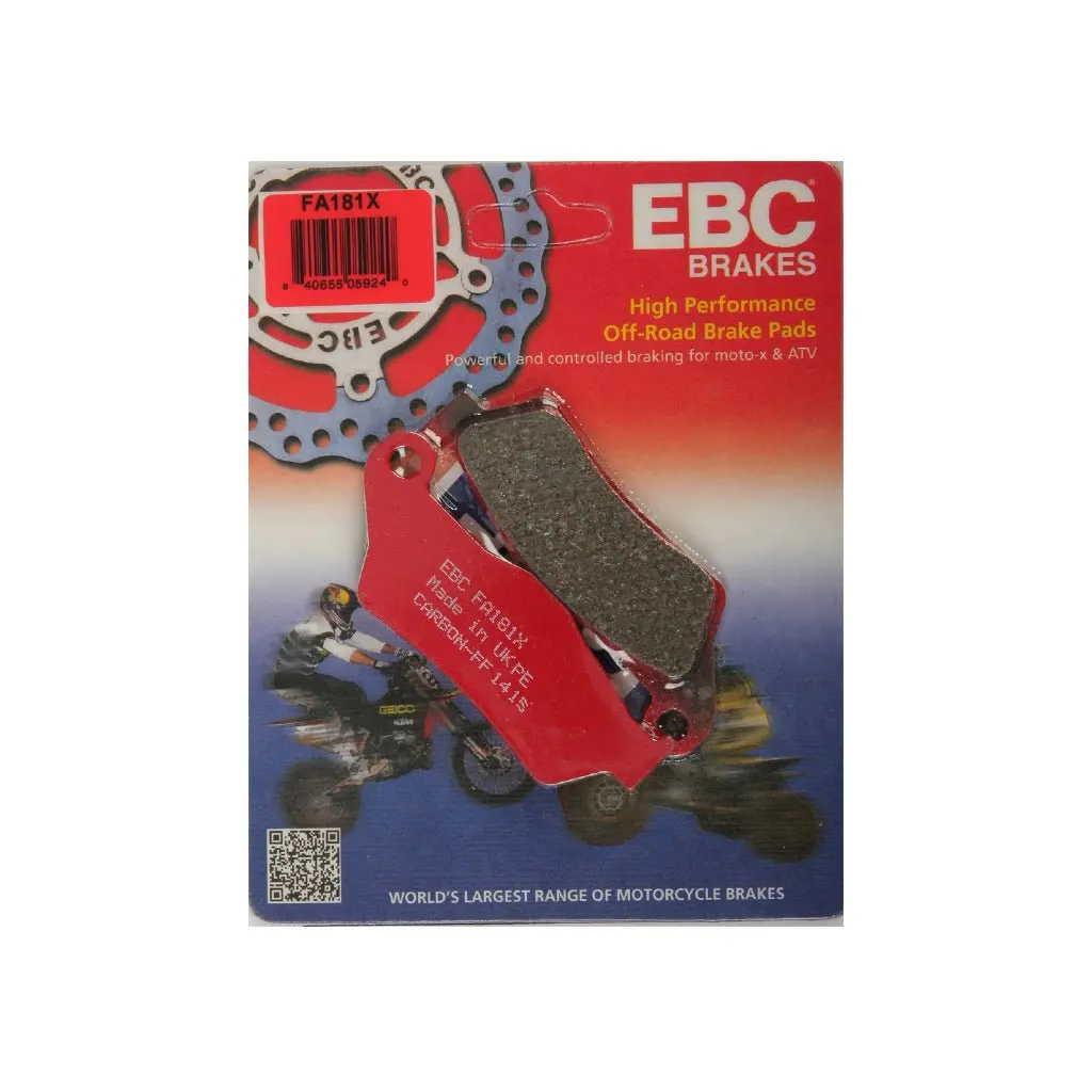 Ebc Carbon "X" Front Brake Pads Ktm/Hus/Gas | Fa181x 2