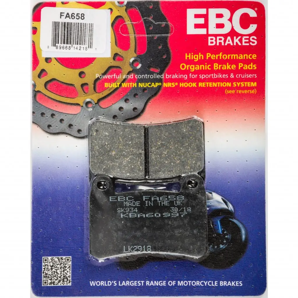 Ebc Organic Brake Pads | Fa658 1