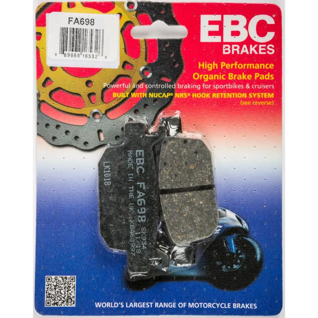 Ebc Organic Brake Pads | Fa698 1