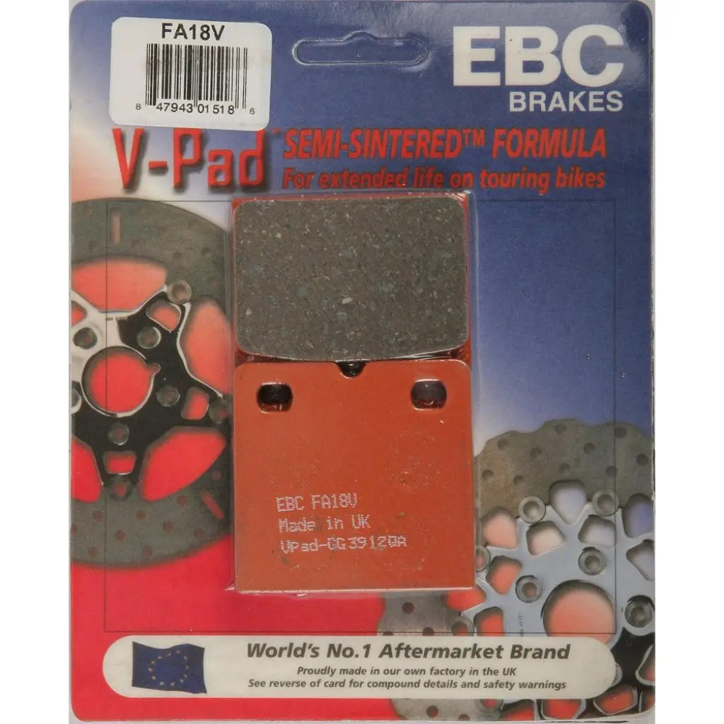 Ebc Semi-Sintered Brake Pads | Fa18v 1