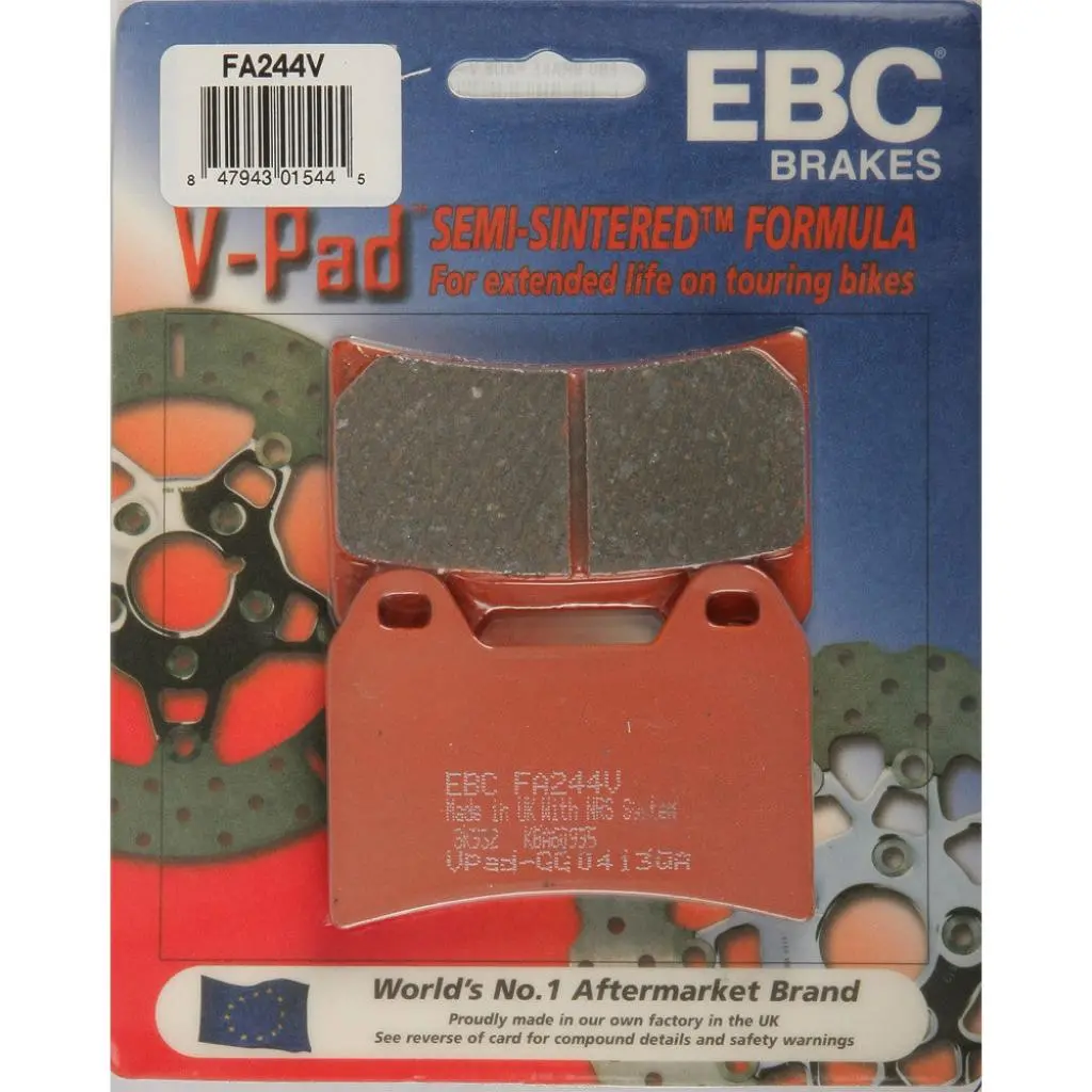 Ebc Semi-Sintered Brake Pads | Fa244v 1
