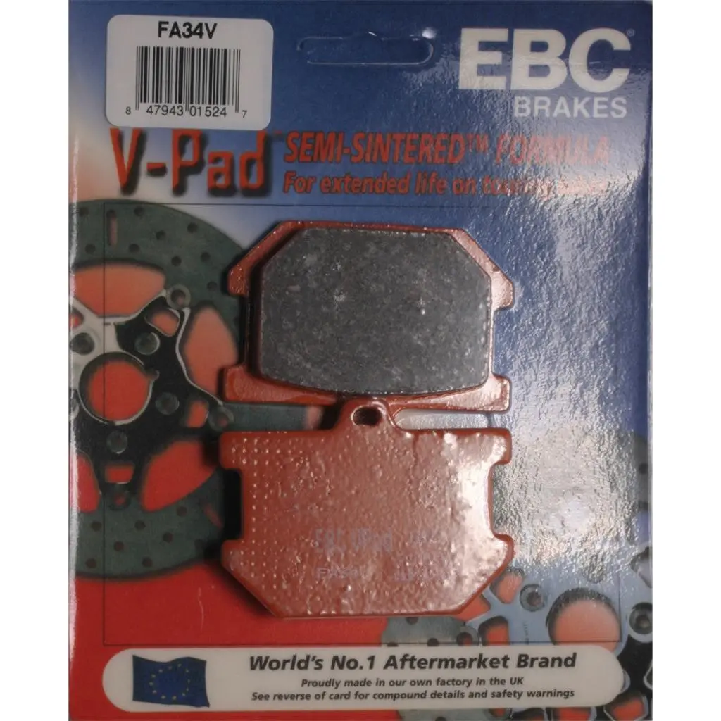 Ebc Semi-Sintered Brake Pads | Fa34v 1